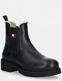 Sztyblety Tommy Jeans  czarne damskie EN0EN02826