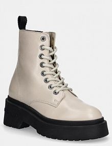 Workery Tommy Jeans  beżowe damskie EN0EN02848