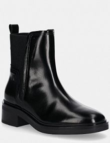 Botki na słupku Tommy Hilfiger  czarne FW0FW08764