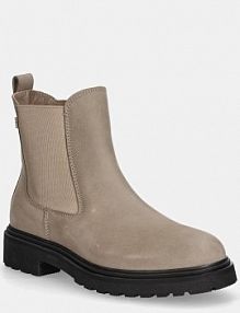 Sztyblety Tommy Hilfiger  beżowe damskie FW0FW09041