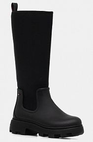 Kalosze Tommy Hilfiger  czarne damskie FW0FW08973