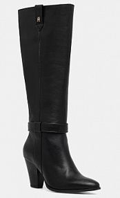 Kozaki Tommy Hilfiger  czarne damskie FW0FW08982