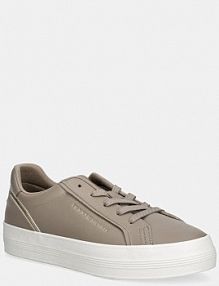 Sneakersy Tommy Hilfiger  beżowe damskie FW0FW08683