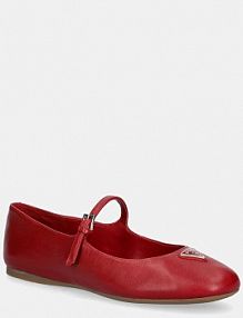 Baleriny Guess  czerwone damskie FLTKLD.LEA02.RED