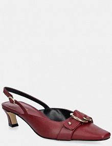 Sandały na słupku MICHAEL Michael Kors  bordowy 40T5JDMS1L.691