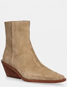 Botki na słupku MICHAEL Michael Kors  beżowe 40T5NSME5S.222