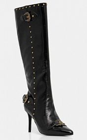 Kozaki Versace Jeans Couture  czarne damskie 79VA3S58.ZSC35.899