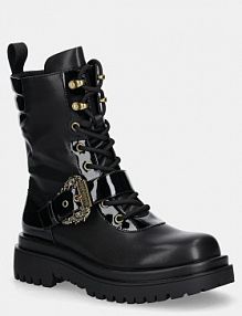 Workery Versace Jeans Couture  czarne damskie 79VA3S67.71570.899