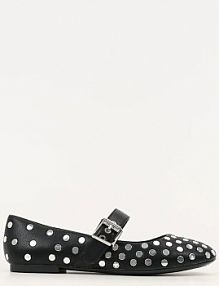 Baleriny Karl Lagerfeld  czarne damskie KL40127.00S