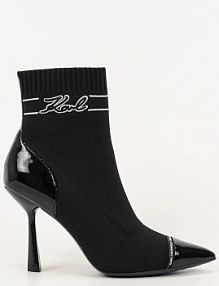 Botki na szpilce Karl Lagerfeld  czarne KL31357.K00