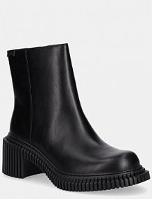 Botki na słupku Camper  czarne K400804.001