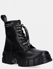 Workery New Rock  czarne damskie M.WALL084NP.C8