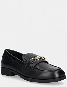 Mokasyny Love Moschino  czarne damskie JA10242G1NIA0000