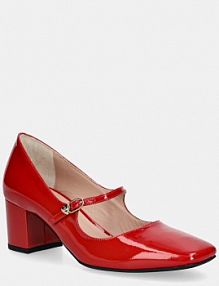 Sandały na słupku Love Moschino  czerwone JA10385G1NIH0500