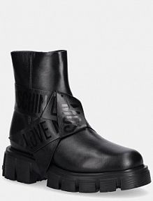 Botki Love Moschino  czarne damskie JA24115G1NIAX000