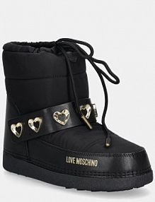 Śniegowce Love Moschino  czarne damskie JA24182G1NISD00A