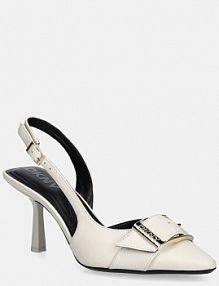 Sandały na szpilce DKNY  beżowe K3566348.CNT