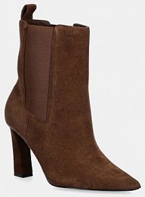 Botki na słupku ALDO  brązowe 14147558.LIORA