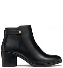 Botki na słupku Geox  czarne D56FSA.00043.C9999