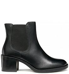 Botki na słupku Geox  czarne D56XXF.00043.C9999