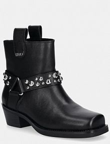 Botki na słupku Liu Jo  czarne SF5047P010222222