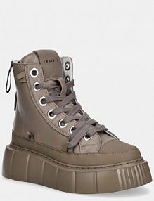 Trampki wysokie Inuikii  brązowe damskie 1001.002.0042.163