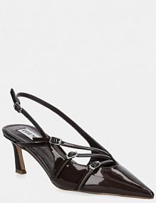 Sandały na szpilce Steve Madden  brązowe 11003386.GCP