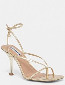 Sandały na szpilce Steve Madden  złote 11002343.242