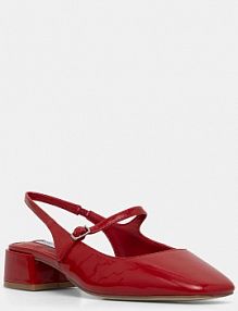 Sandały na słupku Steve Madden  czerwone 11003298.61M