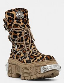 Workery New Rock  brązowe damskie M.WALL373.C5