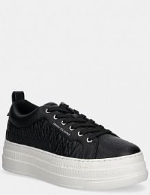 Sneakersy Armani Exchange  czarne damskie XW001630.AF17351.UC001