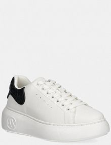Sneakersy Armani Exchange  białe damskie XW002149.AF19528.M0017
