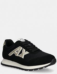 Sneakersy Armani Exchange  czarne damskie XW002150.AF19388.MC077