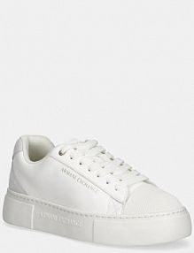 Sneakersy Armani Exchange  białe damskie XW002154.AF19536.U0011
