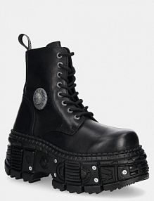 Workery New Rock  czarne damskie M.OVERZTANK001.C1