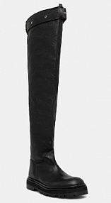 Kozaki PATRIZIA PEPE  czarne damskie 8Y0142.L005.FB30