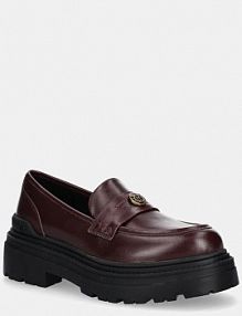 Mokasyny pinko  bordowy damskie SD0403.P001.P61