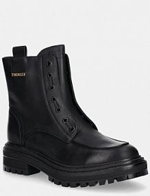 Workery Twinset  czarne damskie 252TCP184.00006