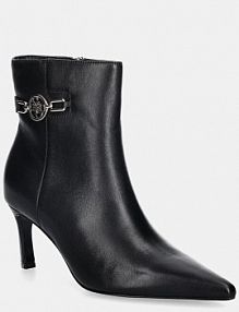 Botki na szpilce Guess  czarne FLFPAI.LEA10.BLACK