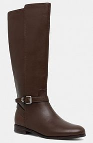 Kozaki Lauren Ralph Lauren  brązowe damskie 802974383002.200