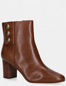 Botki na słupku Lauren Ralph Lauren  brązowe 802980064001.200