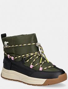 Śniegowce Sorel  zielone damskie 2138501355