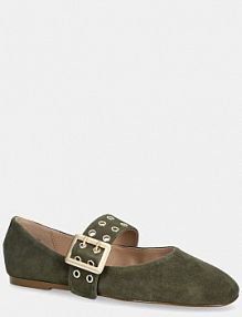 Baleriny Steve Madden  zielone damskie 11004770.375