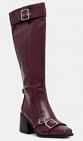 Kozaki Steve Madden  bordowy damskie 11004810.DYQ