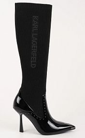 Kozaki Karl Lagerfeld  czarne damskie KL31373.400