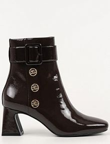 Botki na słupku Karl Lagerfeld  brązowe KL31455A.144