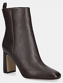 Botki na słupku Steve Madden  brązowe 11002626.GC2