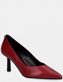 Szpilki HUGO bordowy 50552669.610