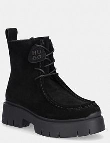 Botki HUGO  czarne damskie 50552733.001