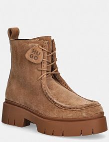 Botki HUGO  beżowe damskie 50552733.230